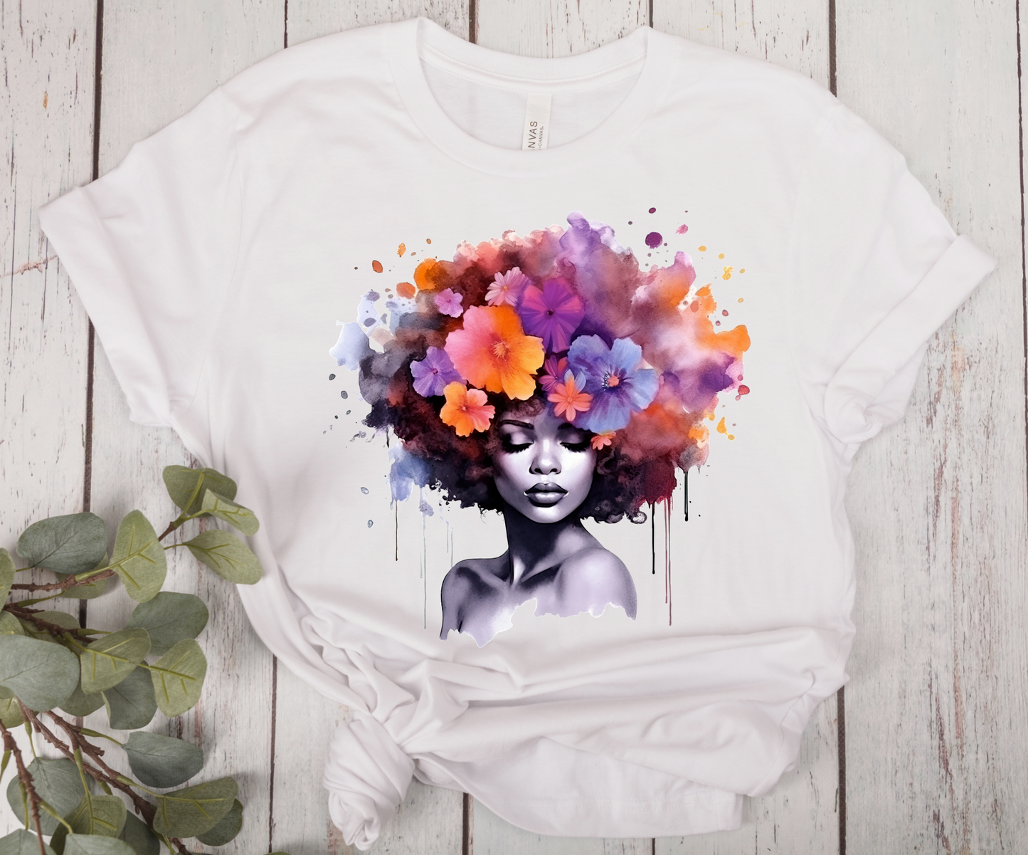 Lady w/ Flowers