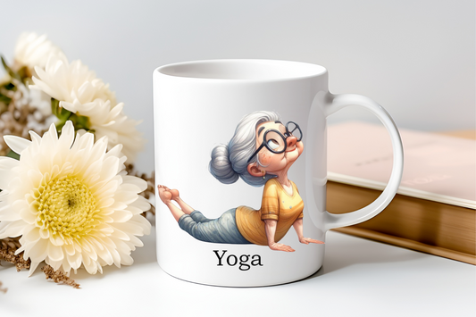 Grandma Yoga Mug