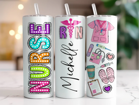 NURSE/RN Personalized 20oz Tumbler